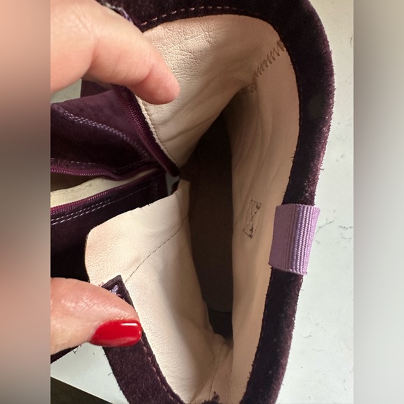 DIESEL Ankle Suede Wedge Booties Size 9 - Picture 7 of 8